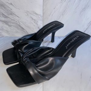 Twist Front Mid Heels